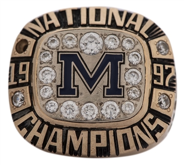 1997 Michigan Wolverines NCAA Football National Championship Ring